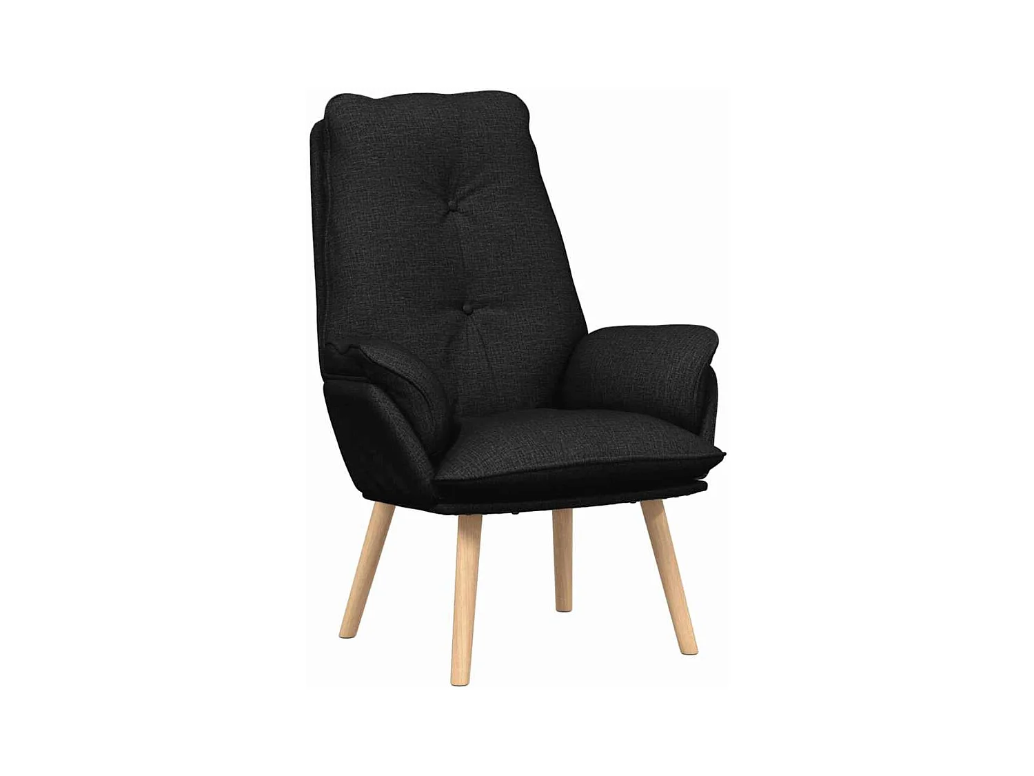 Sillón de relax | Silla Relax | Sillón de salón Negro 69x74x93 cm tela SHL7660