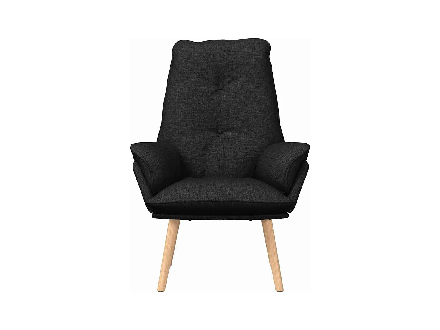 Sillón de relax | Silla Relax | Sillón de salón Negro 69x74x93 cm tela SHL7660