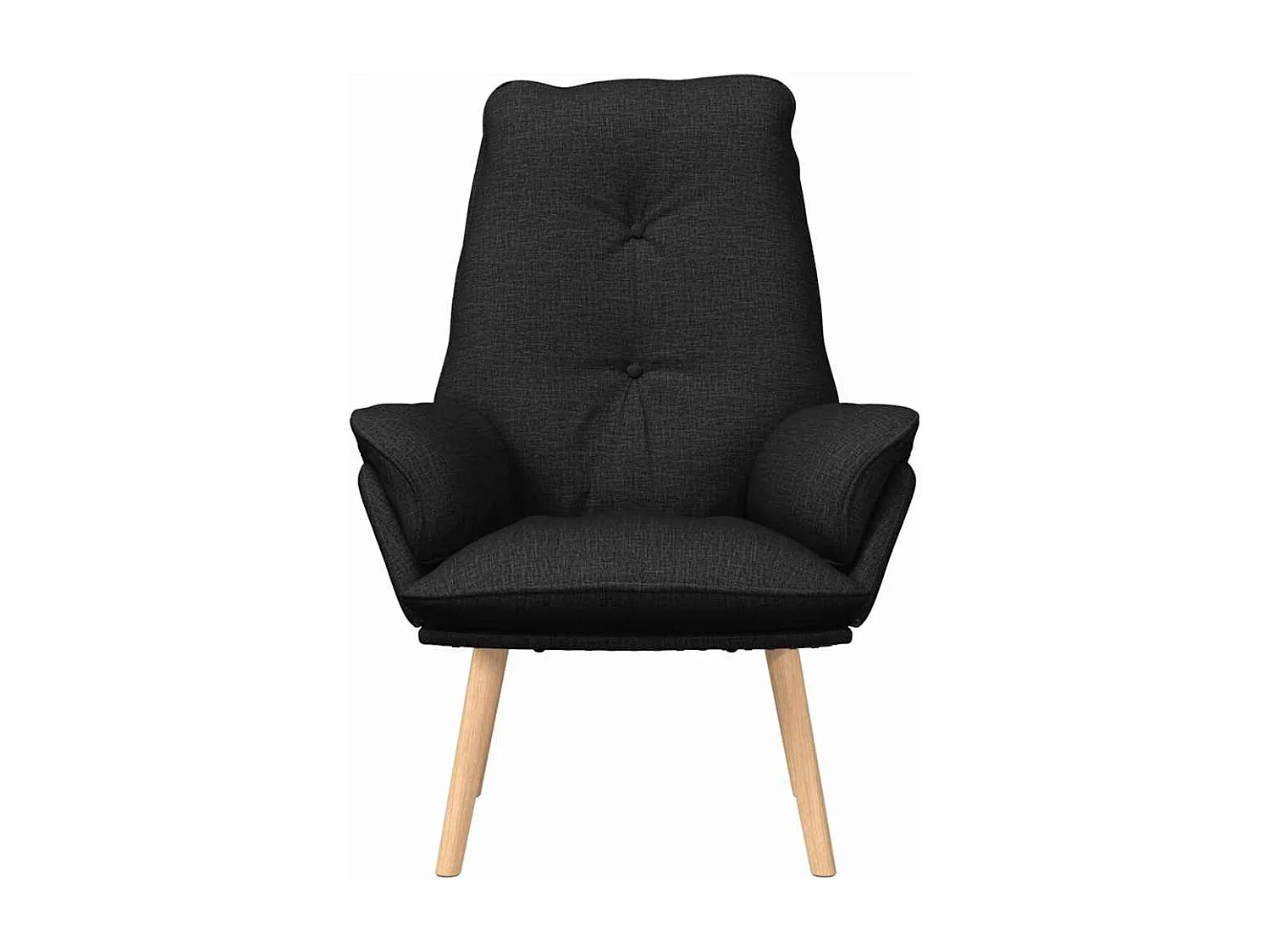 Sillón de relax | Silla Relax | Sillón de salón Negro 69x74x93 cm tela SHL7660