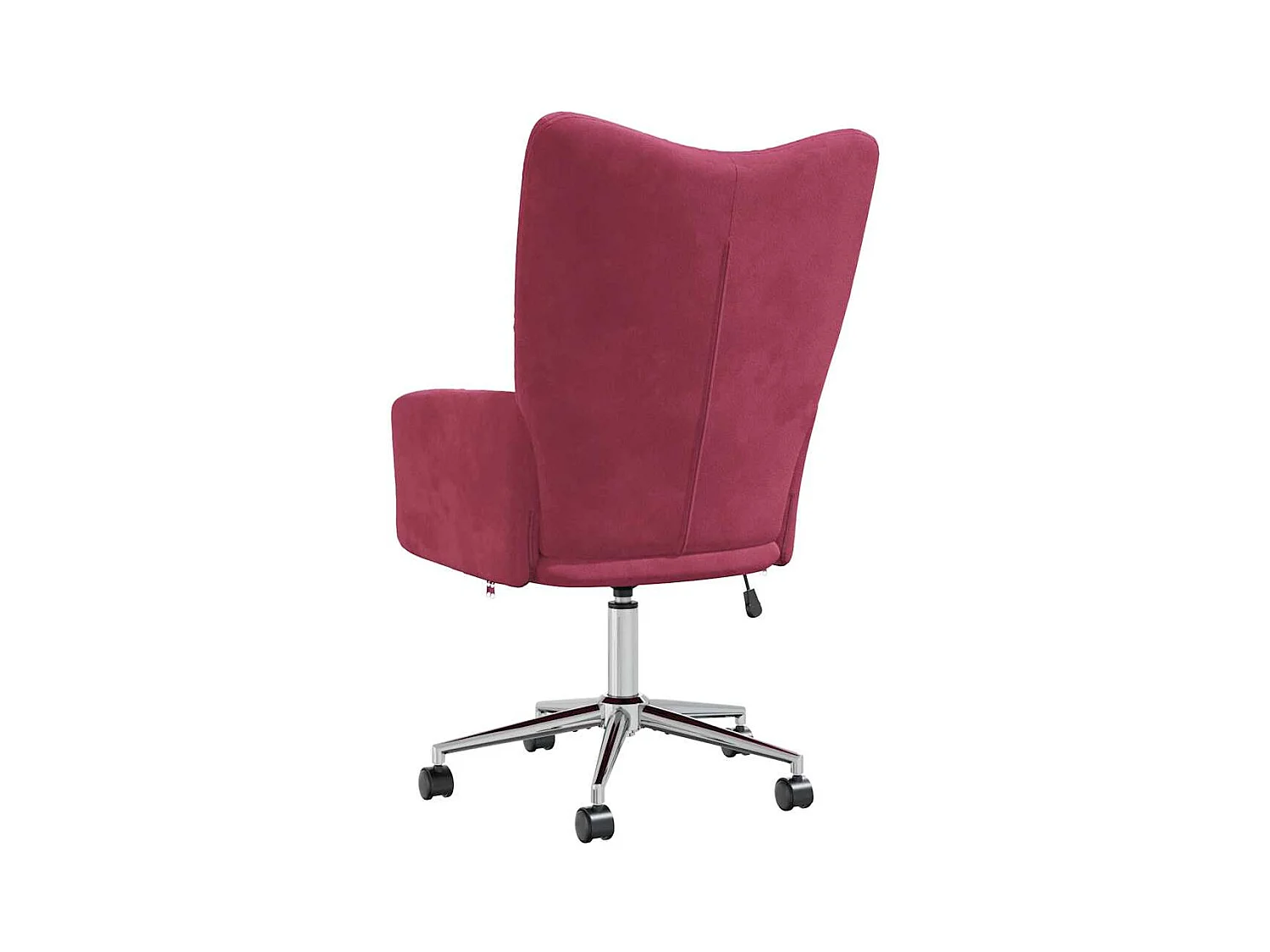 Sillón de relax | Silla de relax de terciopelo rojo vino tinto SHL8121