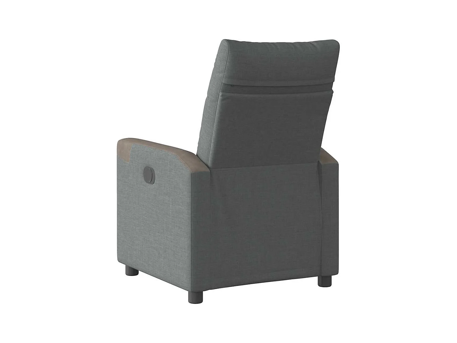 Fauteuil inclinable-Chaise de relax-Fauteuil TV Gris foncé Tissu SHL5442