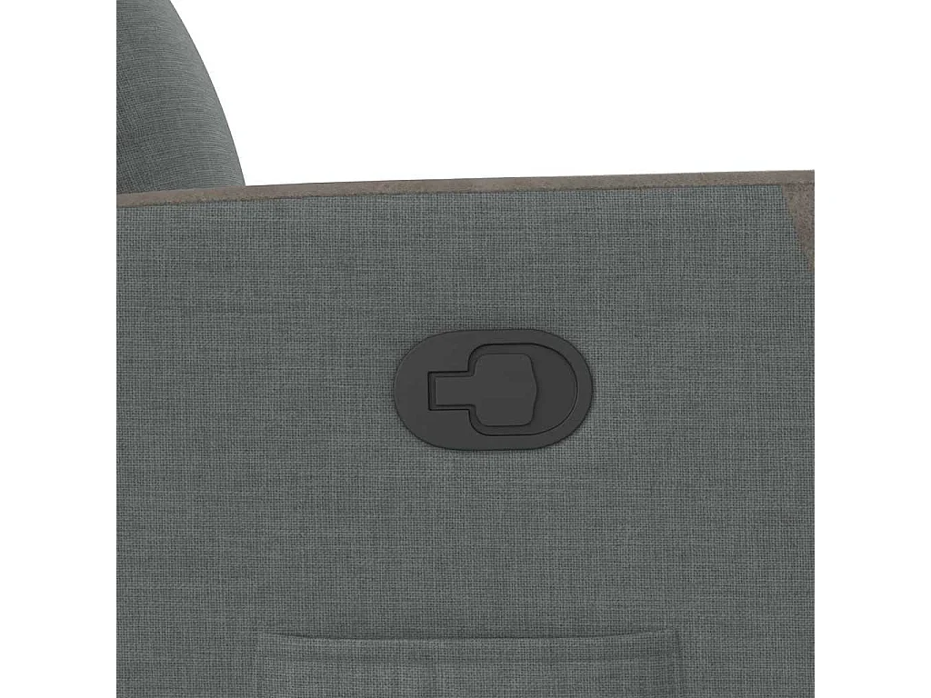 Fauteuil inclinable-Chaise de relax-Fauteuil TV Gris foncé Tissu SHL5442