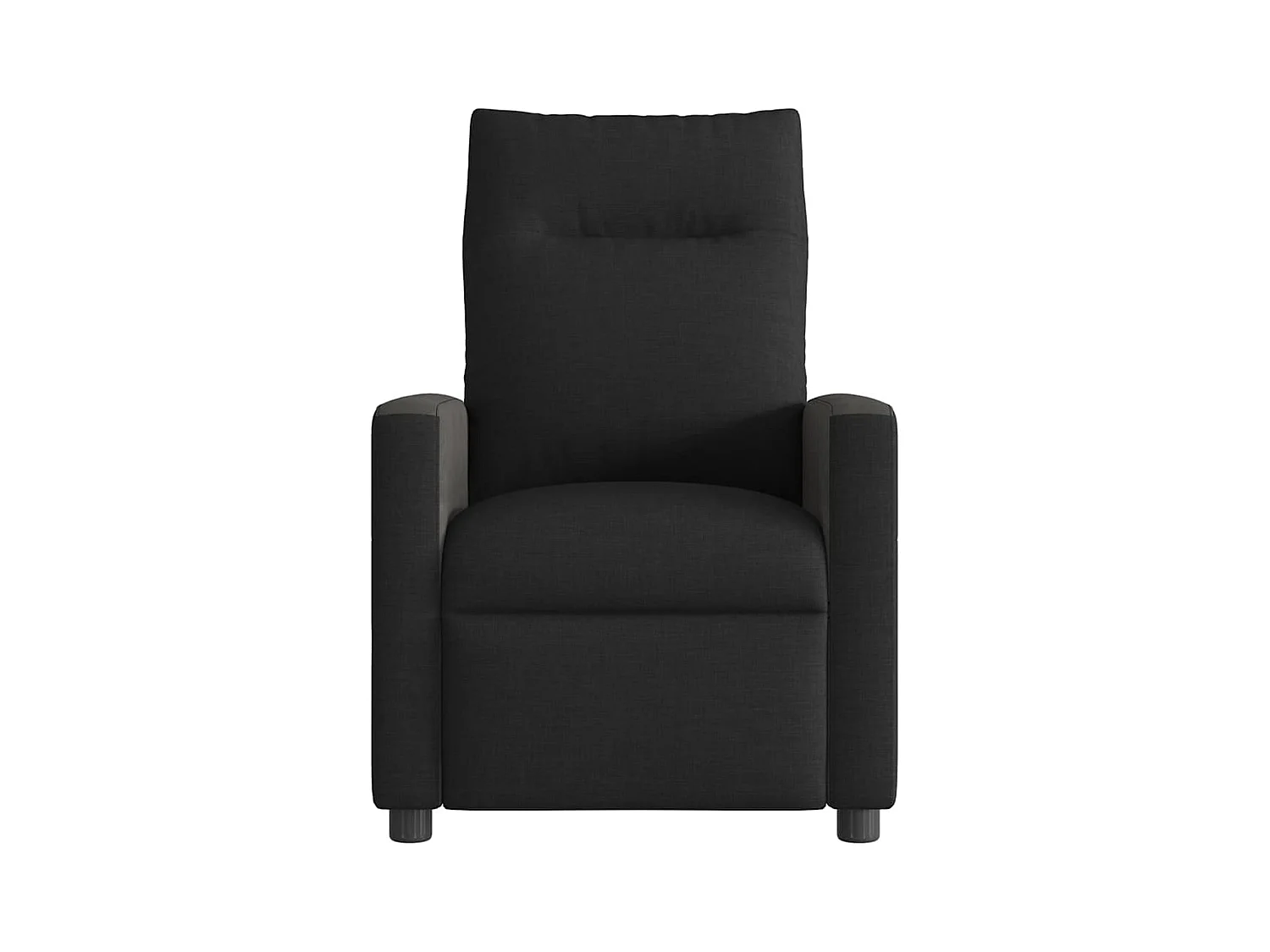 Sillón de relax | Sillón reclinable de masaje de tela negro SHL2569