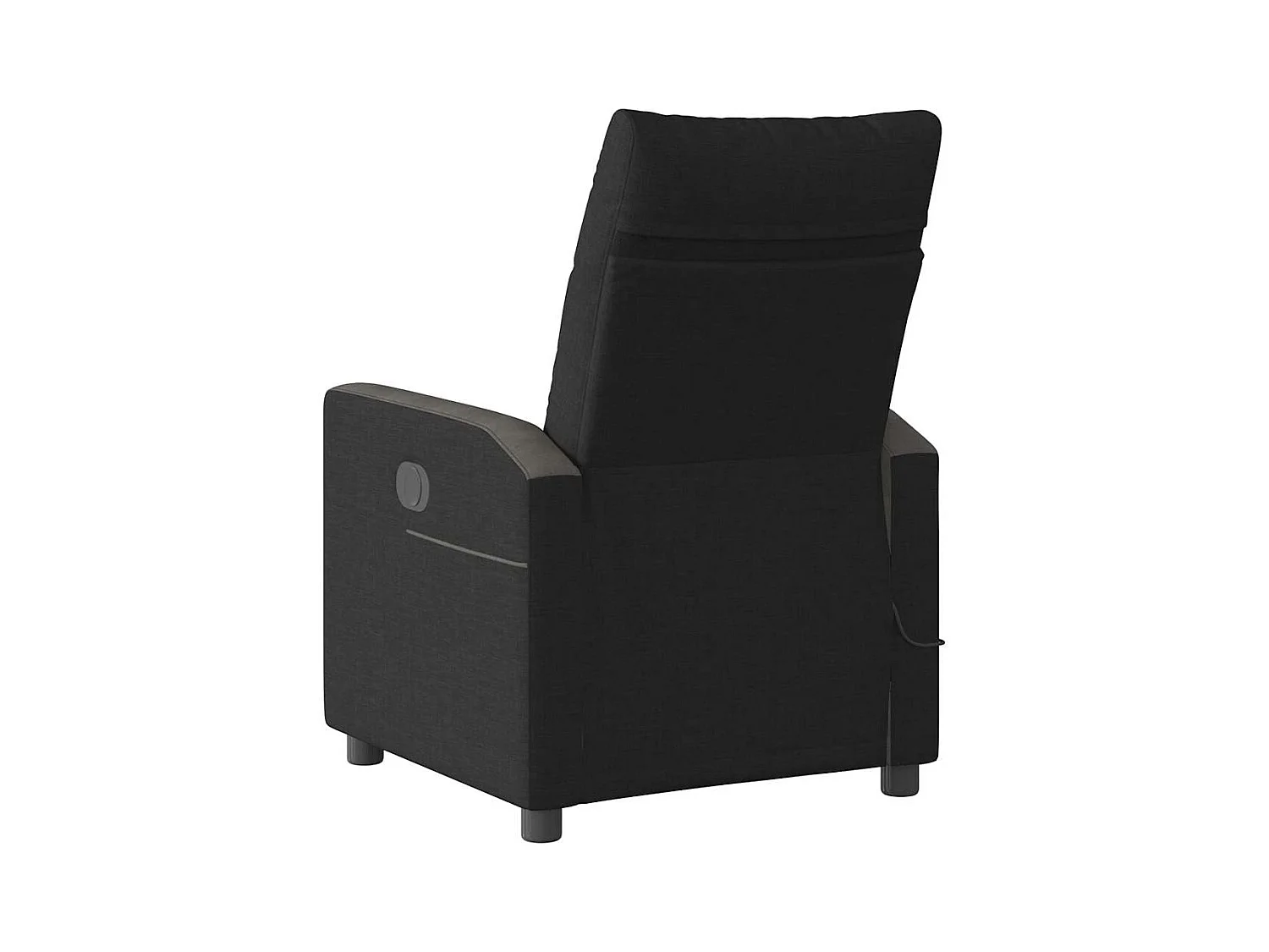 Sillón de relax | Sillón reclinable de masaje de tela negro SHL2569