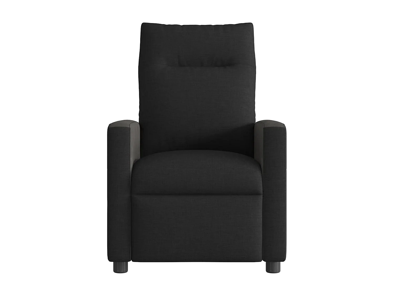 Sillón de relax | Sillón reclinable de masaje de tela negro SHL2569
