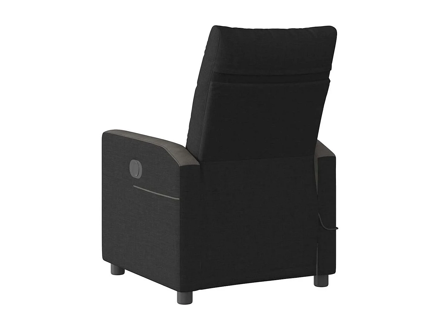 Sillón de relax | Sillón reclinable de masaje de tela negro SHL2569