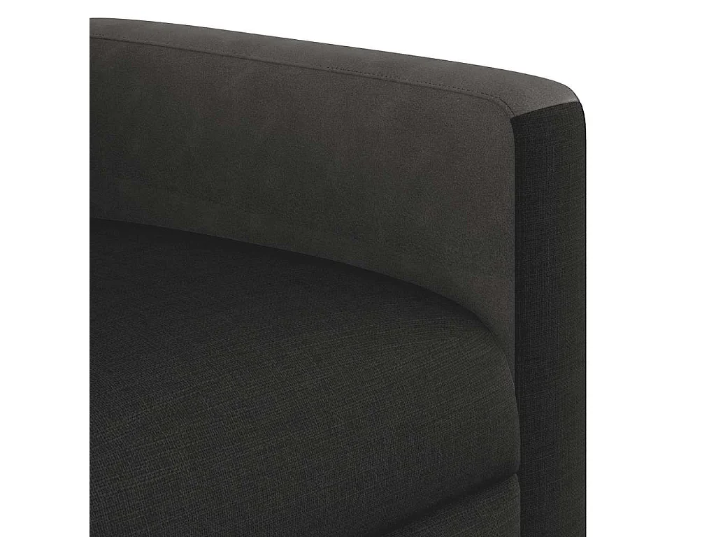 Sillón de relax | Sillón reclinable de masaje de tela negro SHL2569