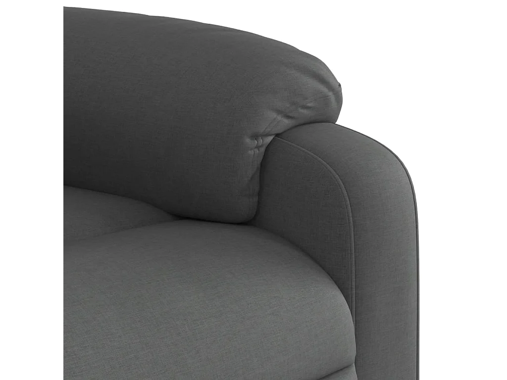 Sillón de relax | Silla | Sillón reclinable de tela gris oscuro SHL9281