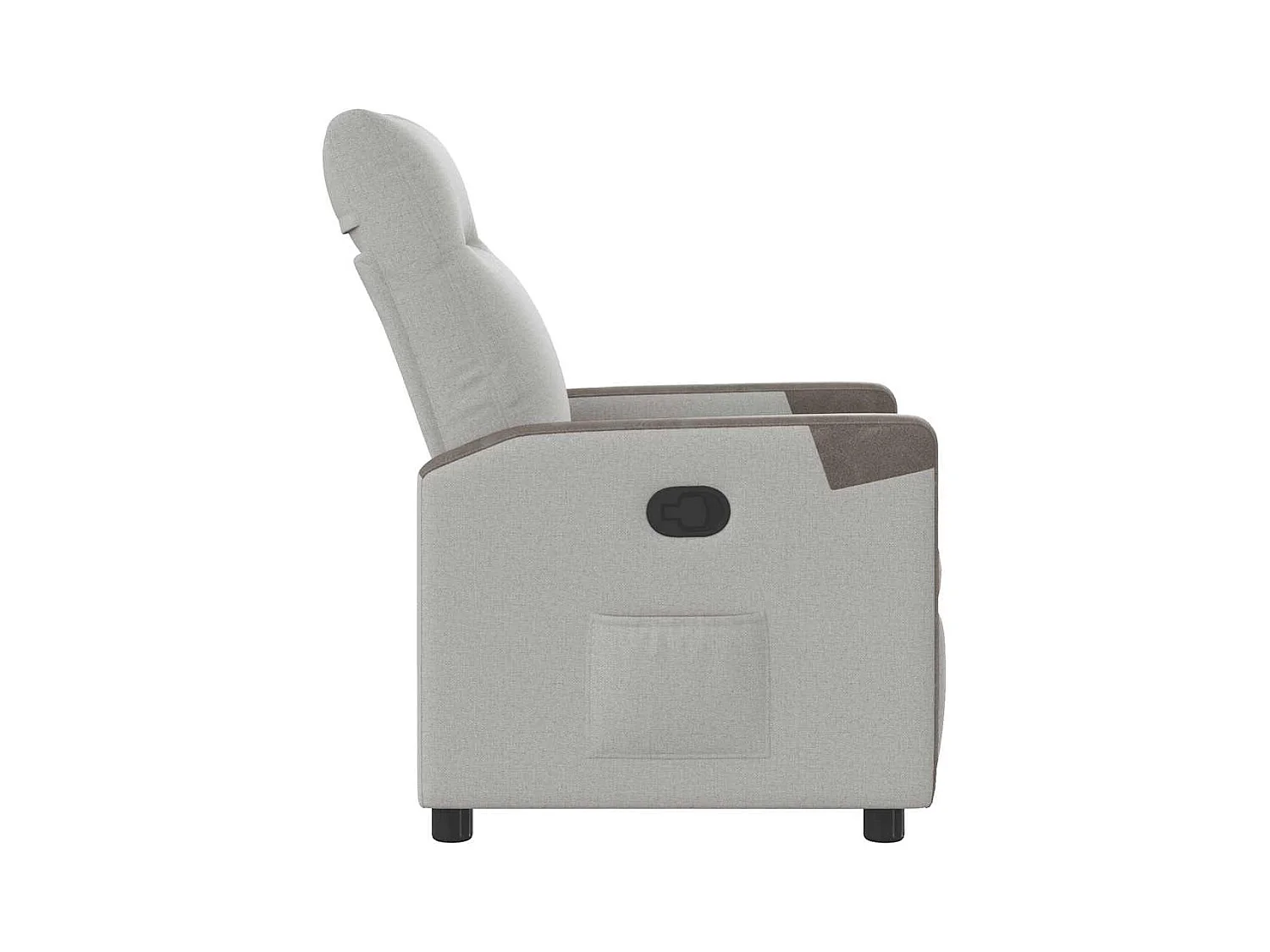 Poltrona | Cadeira Relax | Cadeira reclinável tecido cinzento nuvem SHL123740