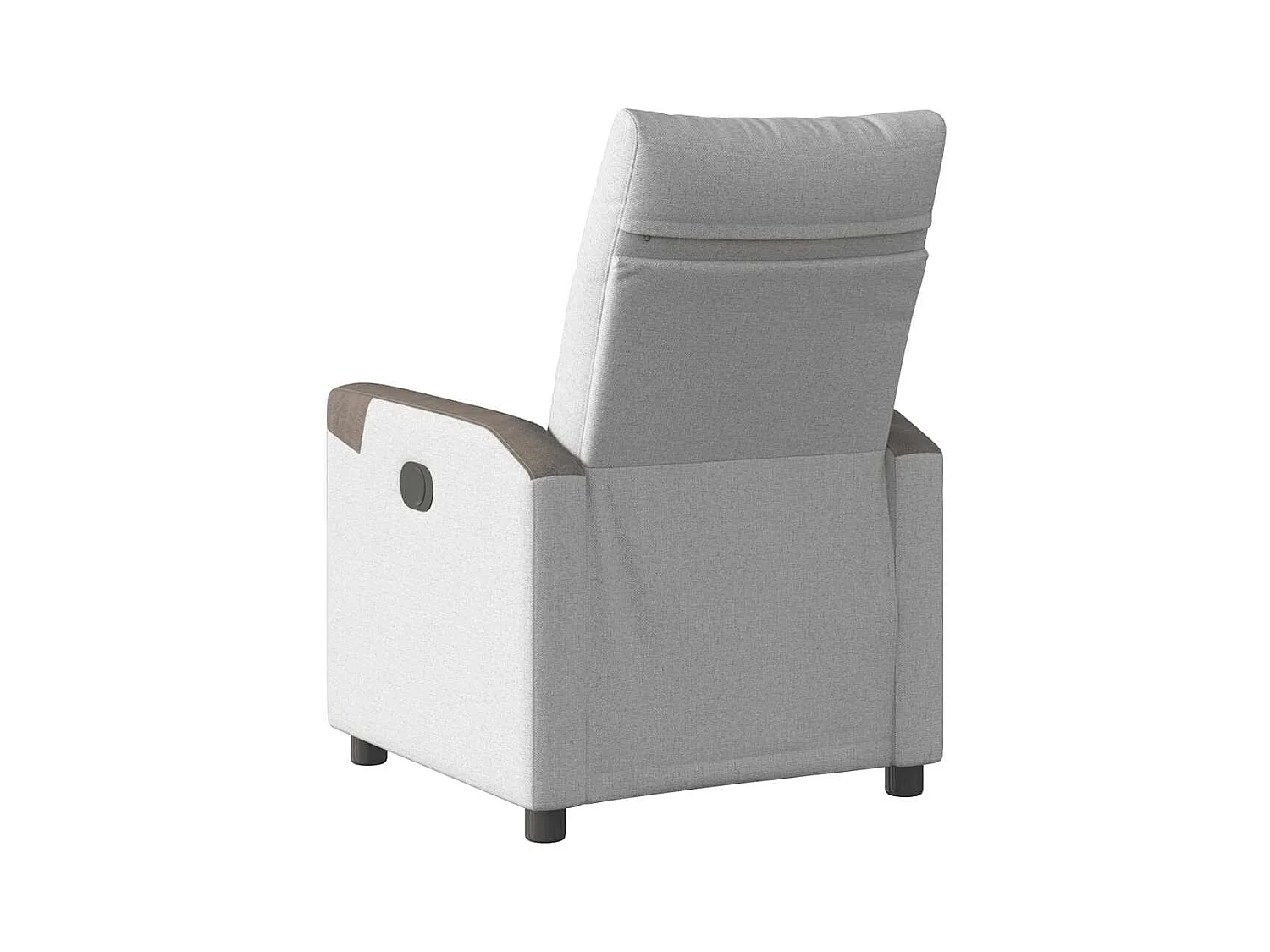 Poltrona | Cadeira Relax | Cadeira reclinável tecido cinzento nuvem SHL123740