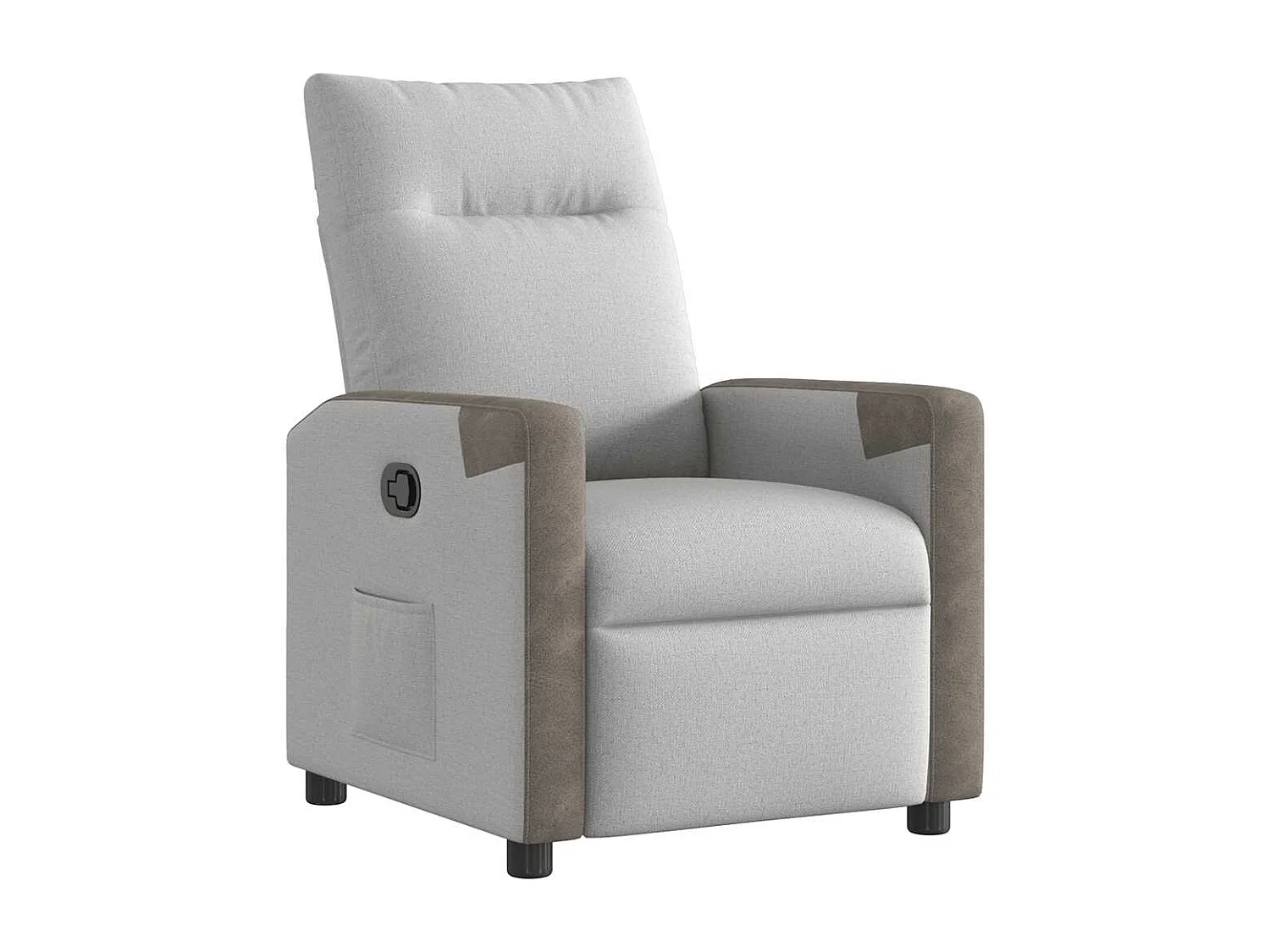 Relaxsessel | Lounge Sessel für Wohnzimmer Wolkengrau Stoff SHL2552