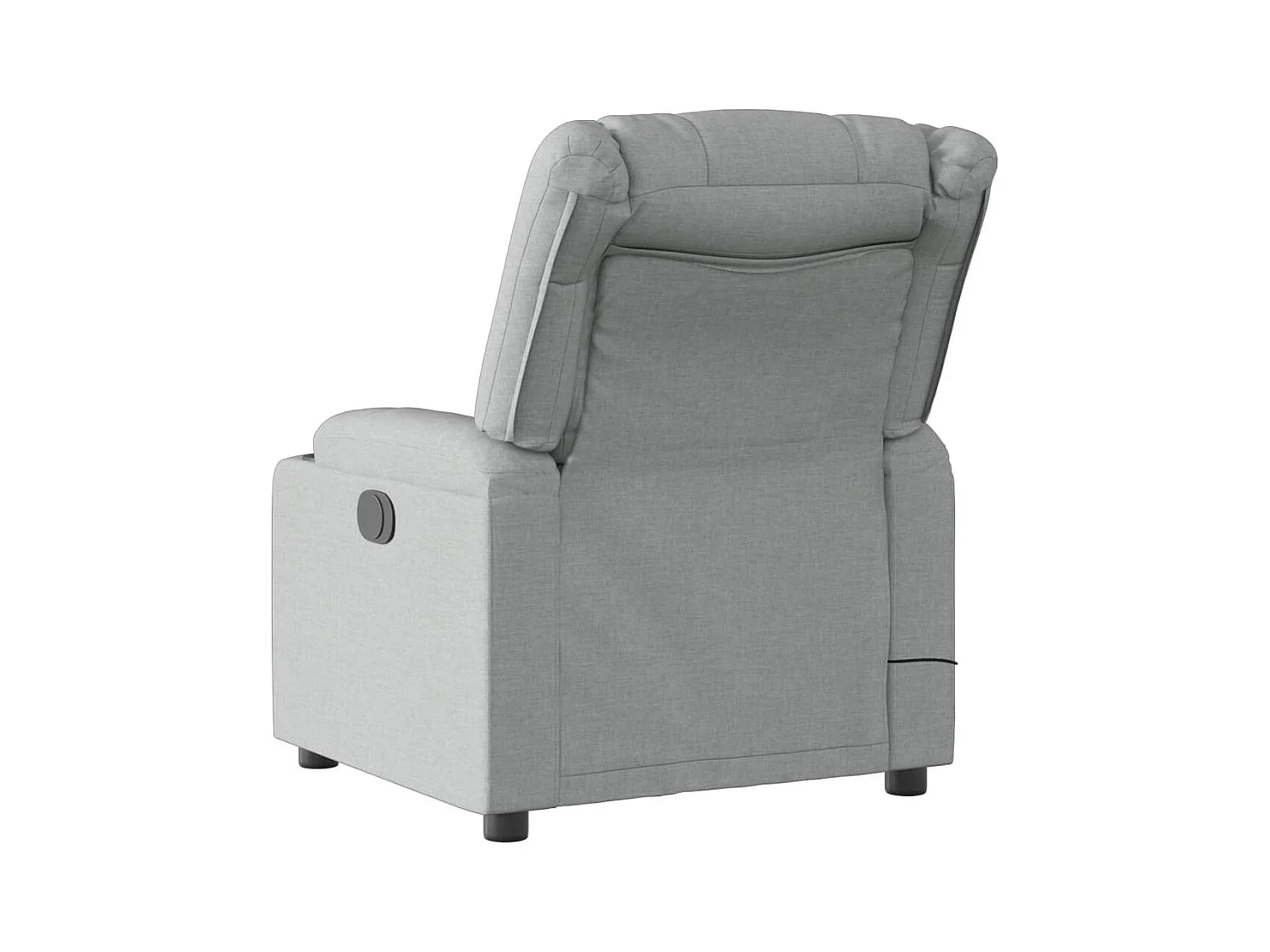 Sillón de relax | Sillón reclinable de masaje eléctrico tela gris claro SHL5783