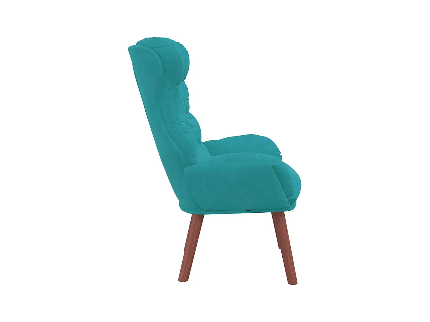 Fauteuil Salon-Chaise de relax Turquoise 69x74x93 cm Velours SHL3594