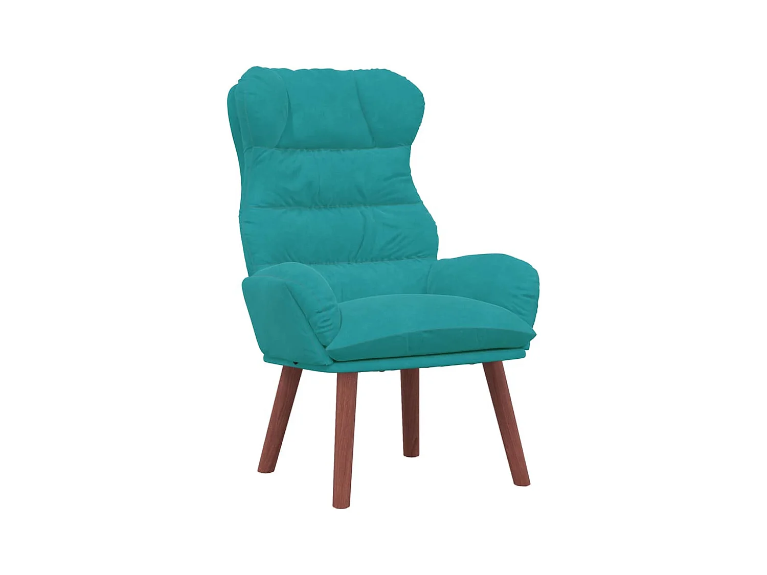 Fauteuil Salon-Chaise de relax Turquoise 69x74x93 cm Velours SHL3594