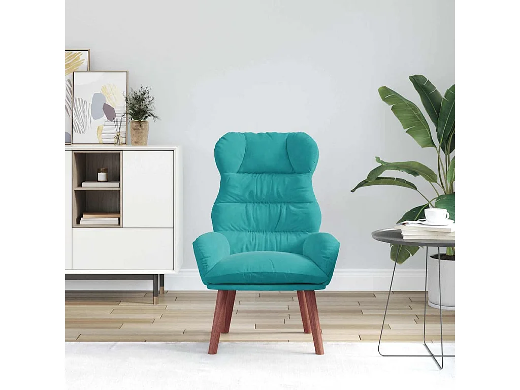 Sillón de relax | Silla Relax | Sillón de salón Tuquesa 69x74x93 cm Terciopelo SHL9718