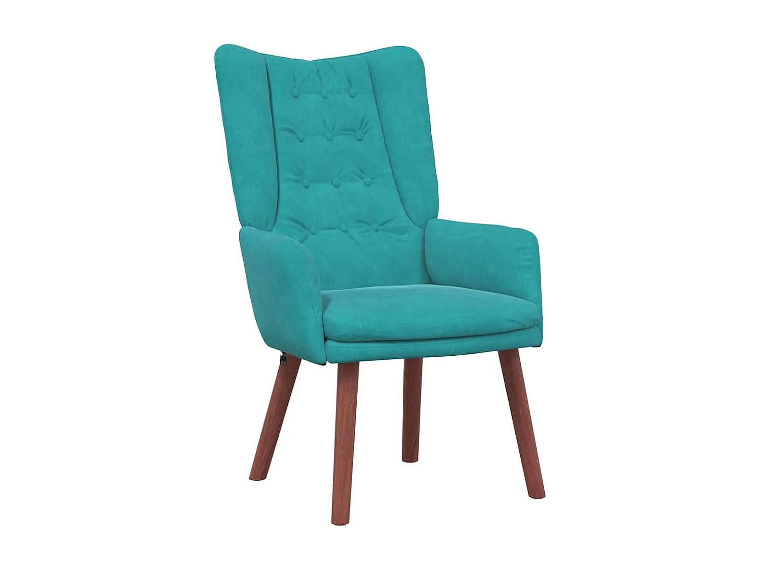 Relaxsessel | Lounge Sessel für Wohnzimmer Türkis 63x67x94 cm Samt SHL66645