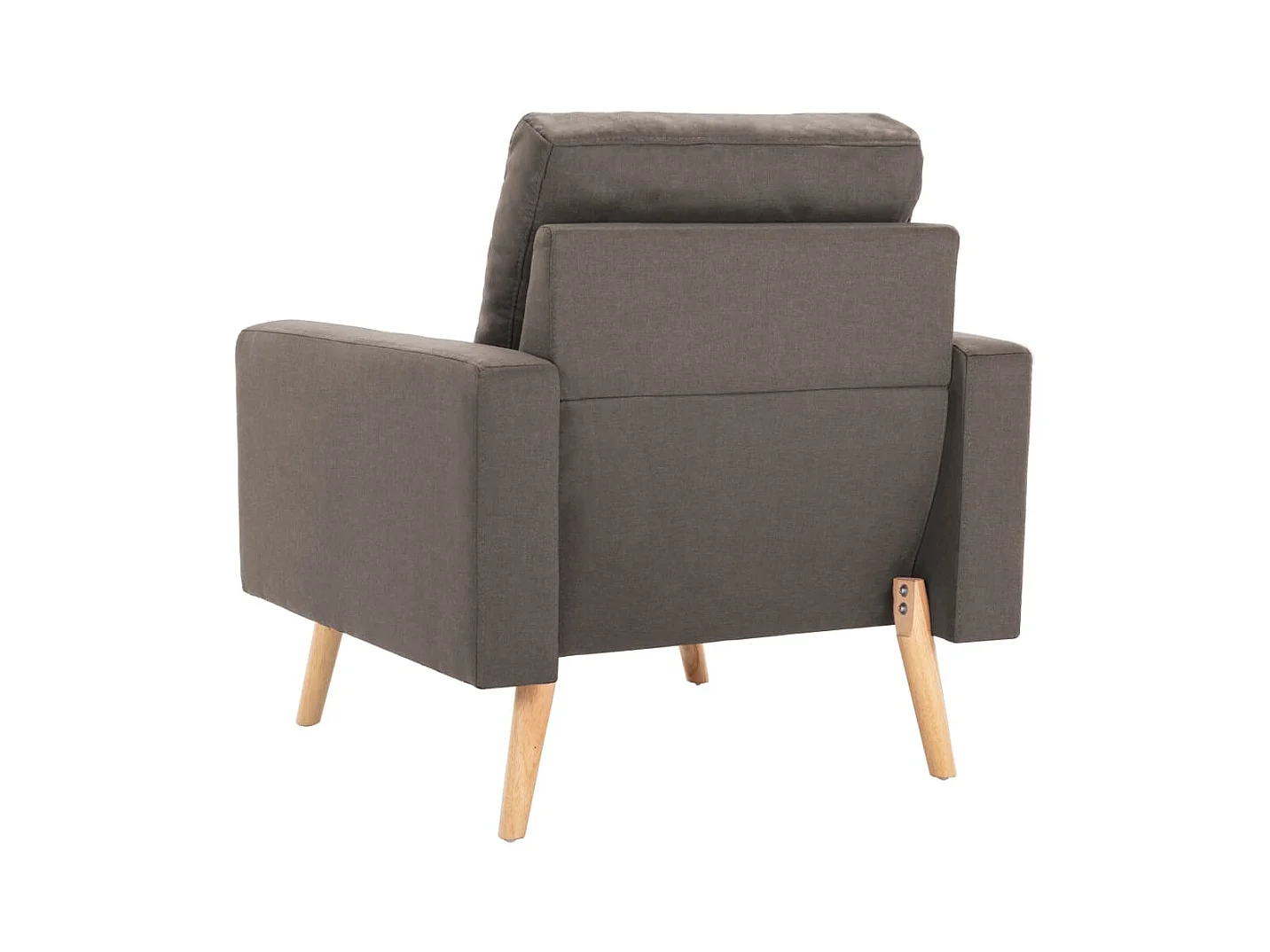 Sillón de salón | Silla de relax | Sillón de tela gris taupe SHL2065