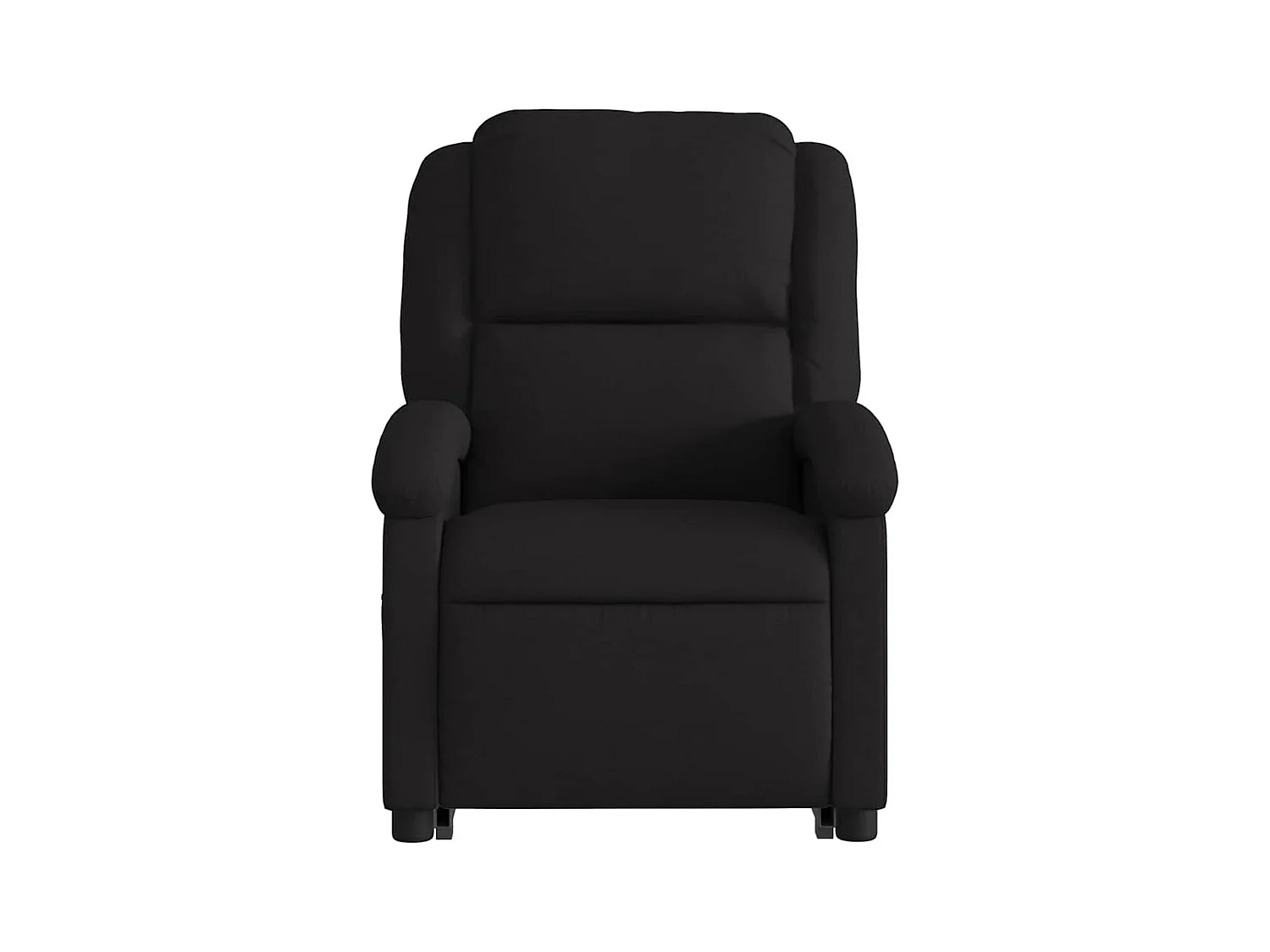 Sillón de relax | Sillón reclinable de masaje elevable tela negro SHL3276