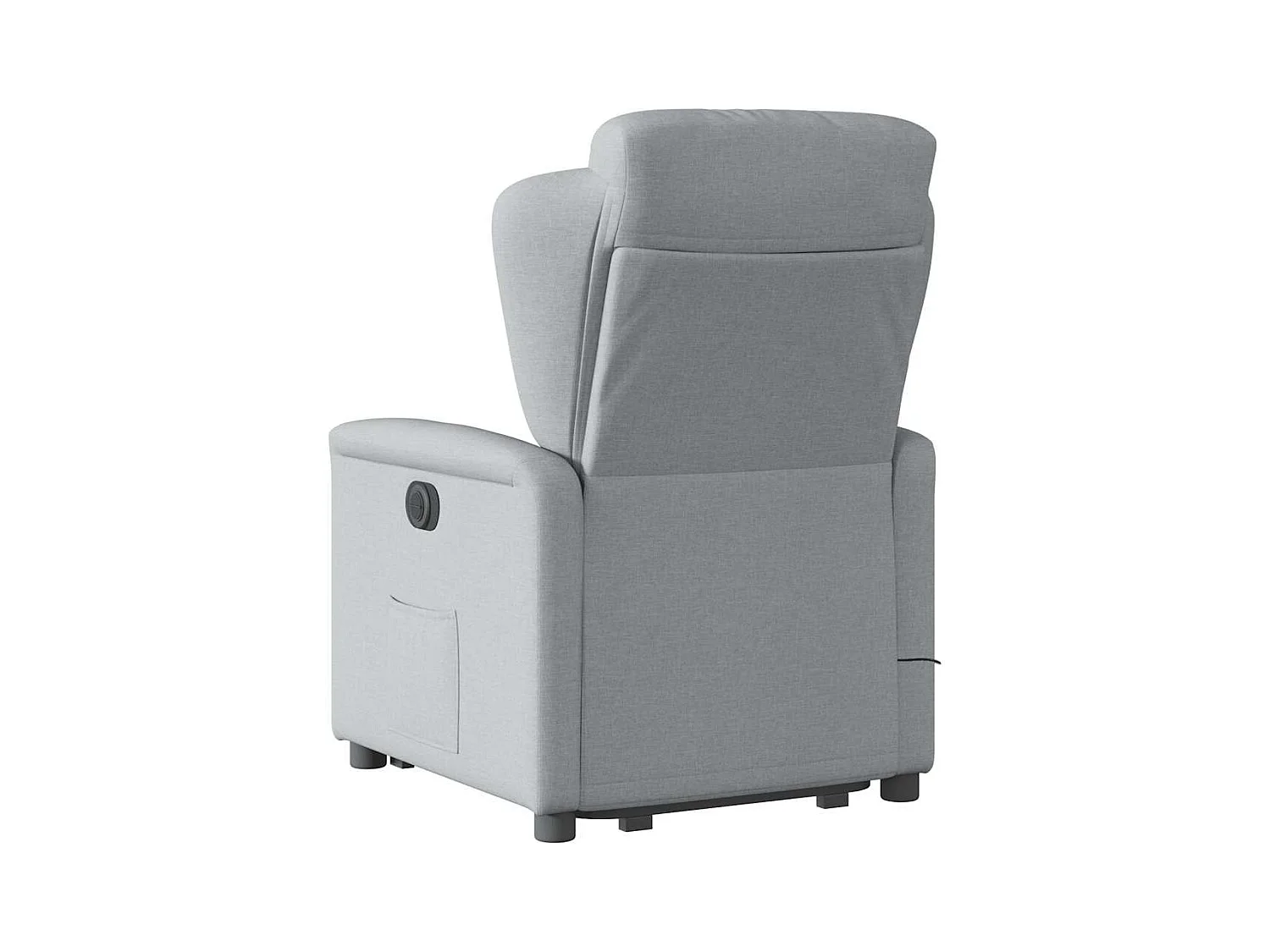 Poltrona reclinável massagens | Poltrona Confortável tecido cinzento-claro SHL386268