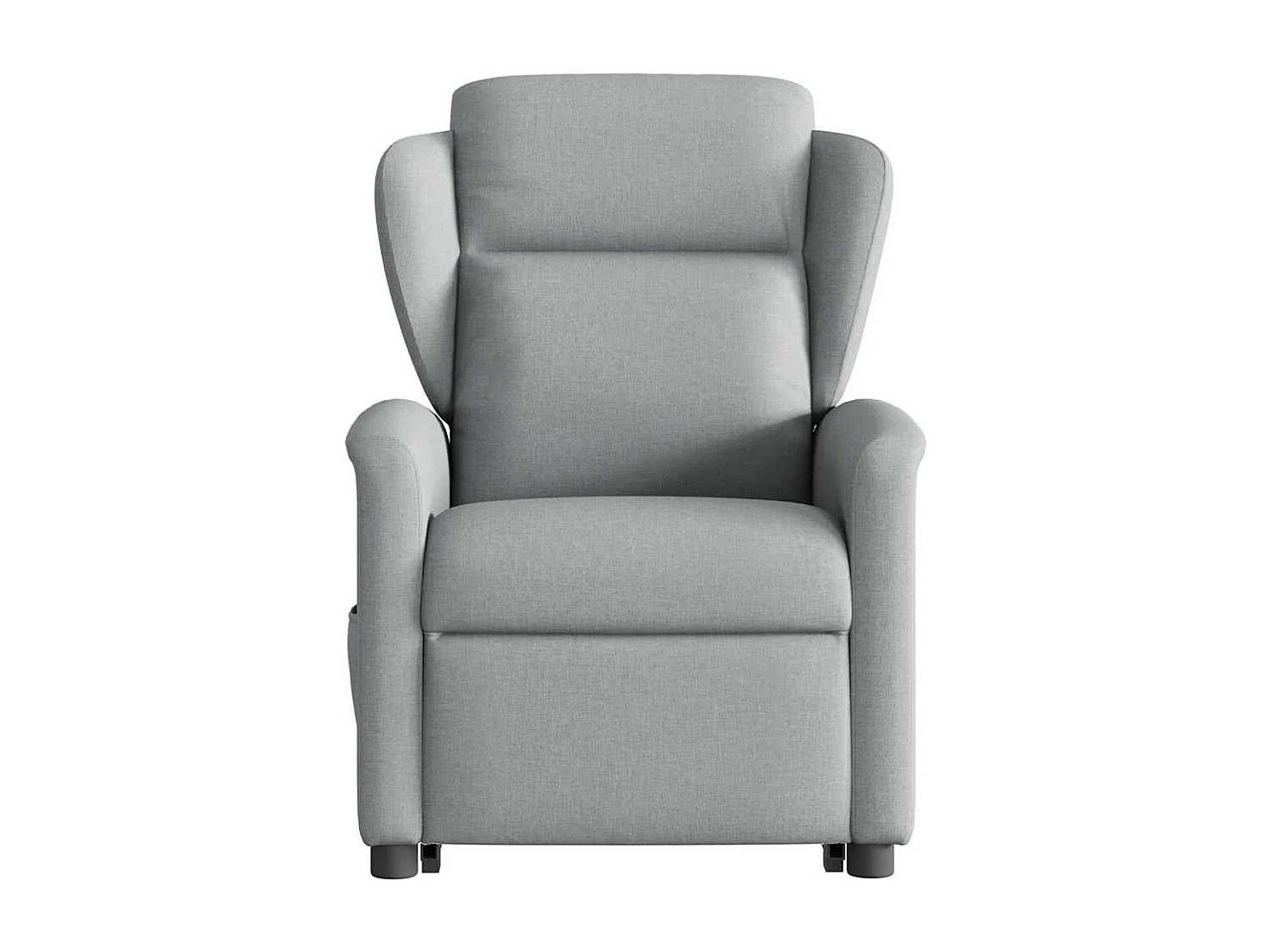 Fauteuil inclinable-Chaise de relax-Fauteuil de Massage Gris clair Tissu SHL3231