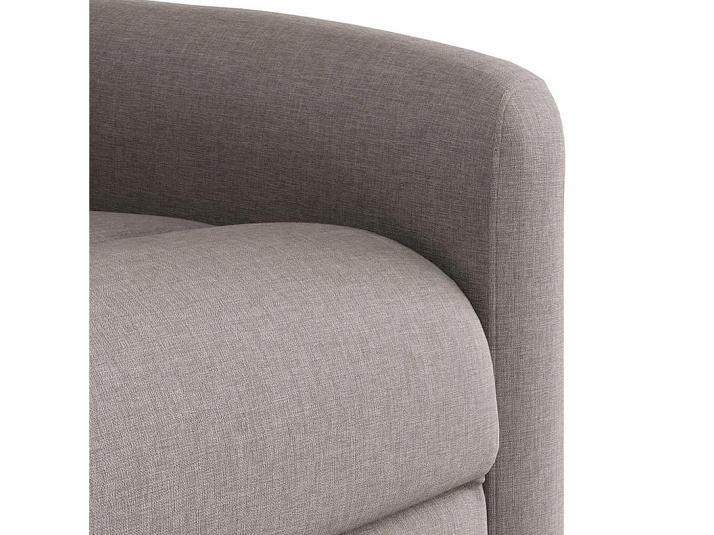 Sillón de salón | Silla | Sillón de masaje reclinable de tela gris taupé SHL9515