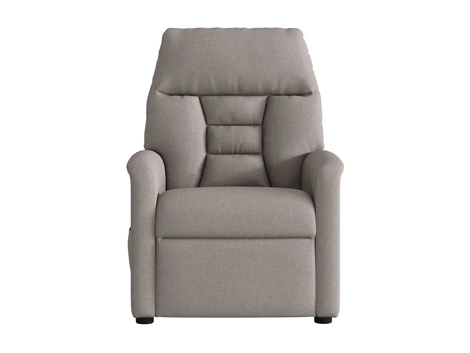 Fauteuil inclinable-Chaise de relax-Fauteuil de Massage Taupe Tissu SHL5139
