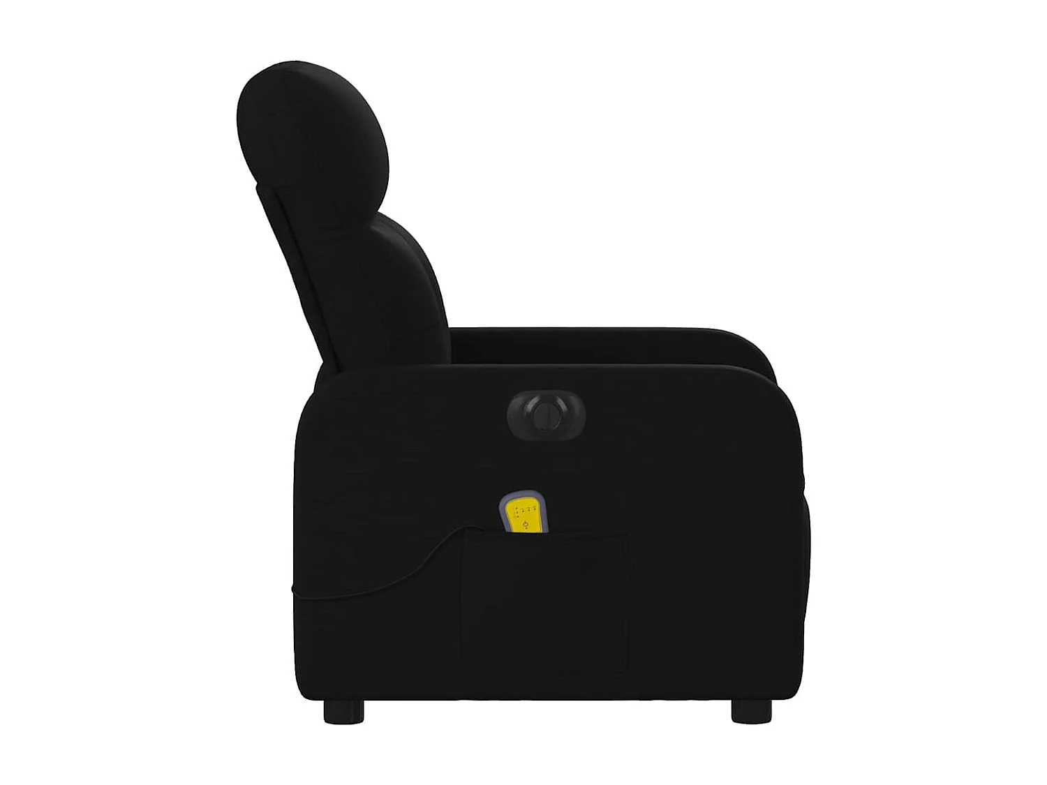 Sillón de relax | Sillón reclinable de masaje eléctrico tela negro SHL3061