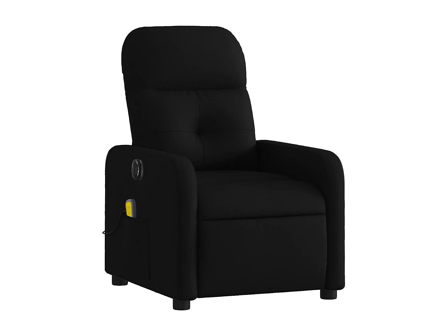 Fauteuil inclinable électrique-Fauteuil de massage de Salon Noir Tissu SHL1401