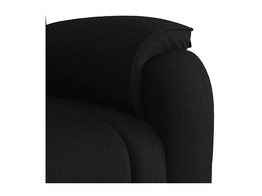 Sillón de relax | Silla | Sillón reclinable de tela negro SHL8680