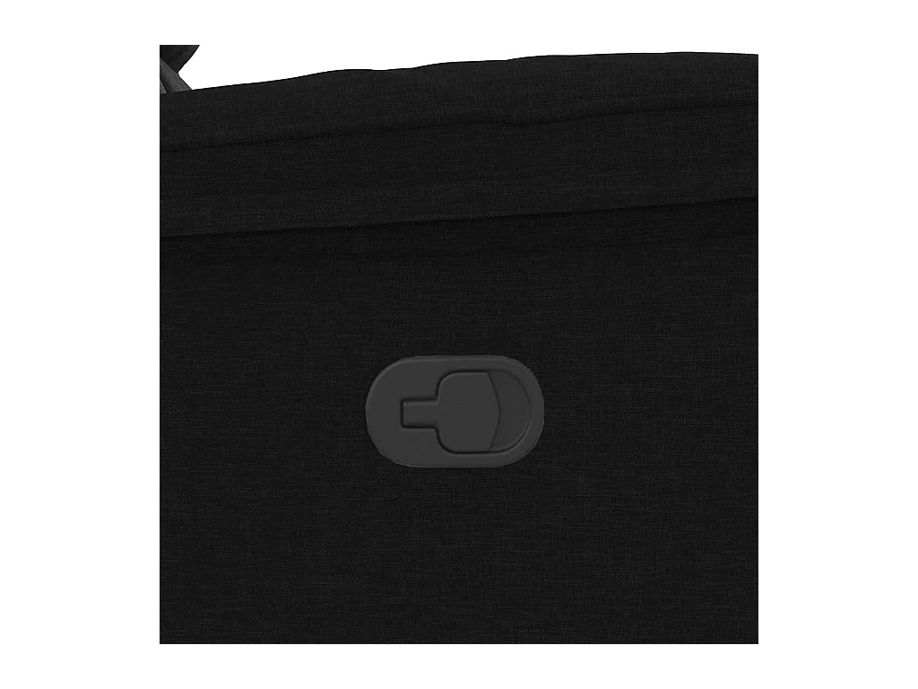 Sillón de relax | Silla | Sillón reclinable de tela negro SHL8680