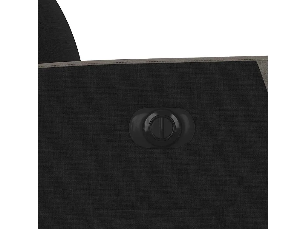 Poltrona da salotto | Sedia Rilassante | Poltrona Elettrica Reclinabile Nera in Tessuto SHL3437