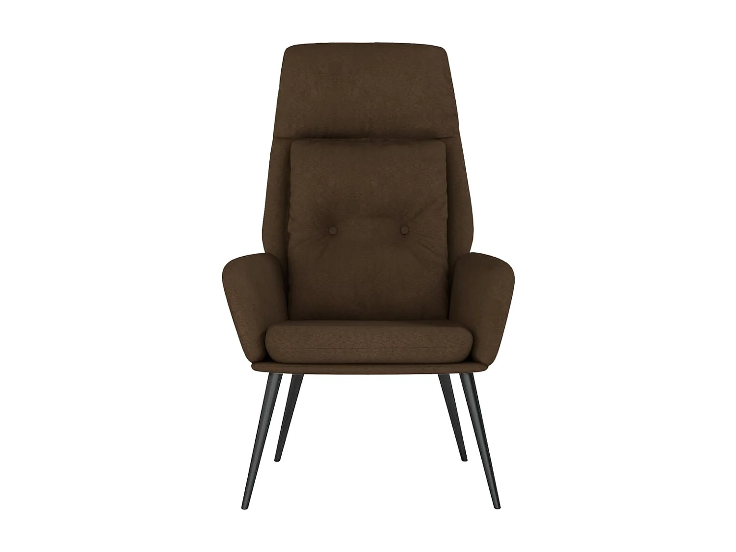 Sillón de relax | Silla de relax de piel de ante sintética marrón SHL2997