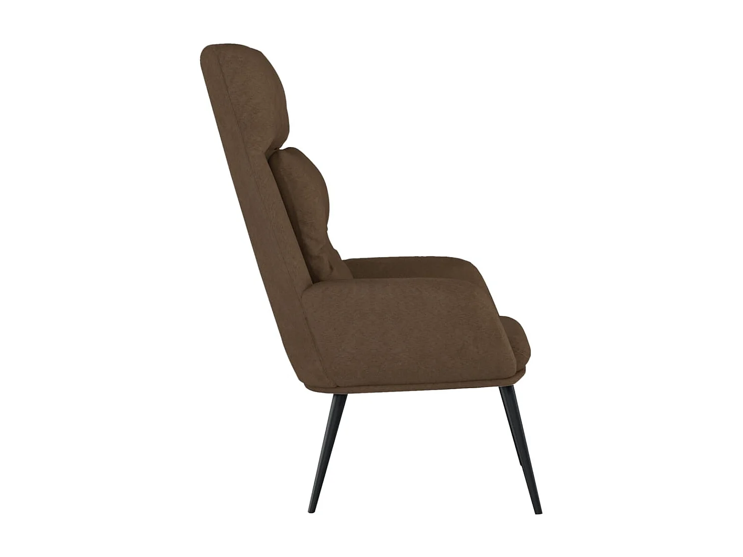 Sillón de relax | Silla de relax de piel de ante sintética marrón SHL2997