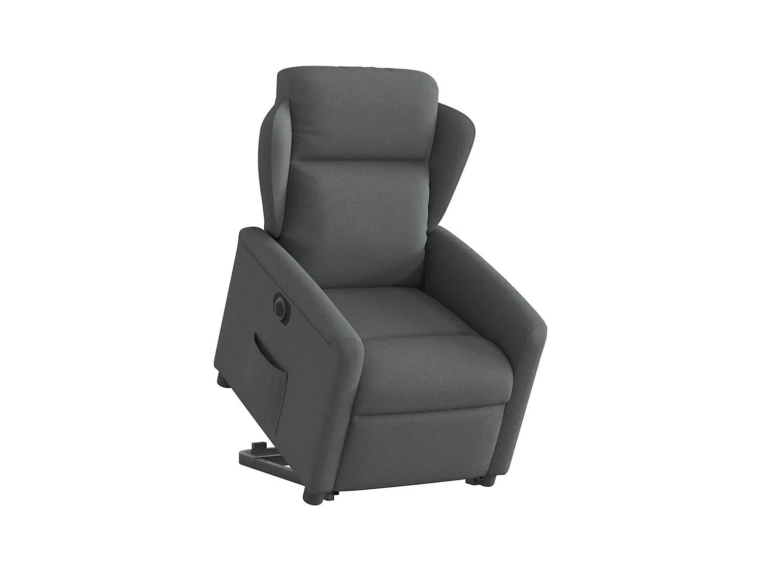 Fauteuil inclinable électrique-Chaise de relax-Fauteuil TV gris foncé tissu SHL3182