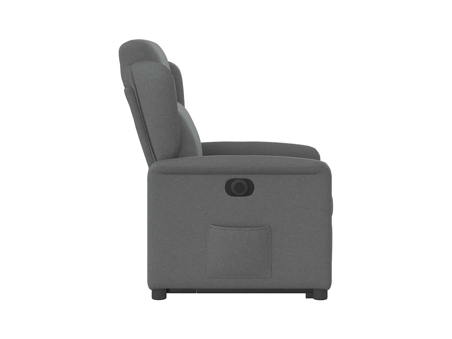 Fauteuil inclinable électrique-Chaise de relax-Fauteuil TV gris foncé tissu SHL3182
