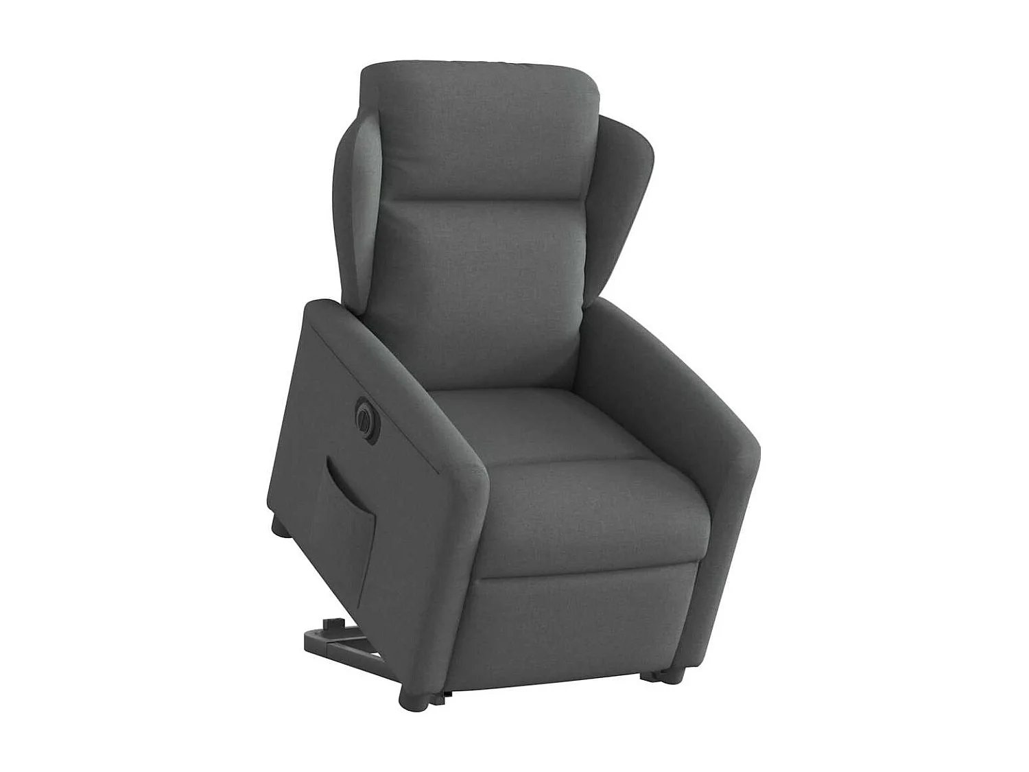 Fauteuil inclinable électrique-Chaise de relax-Fauteuil TV gris foncé tissu SHL3182