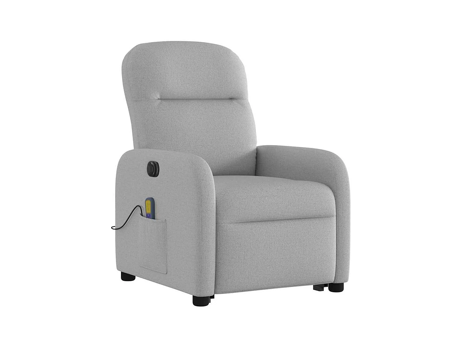 Sillón de salón | Silla | Sillón de masaje eléctrico reclinable elevable tela gris nube SHL7235