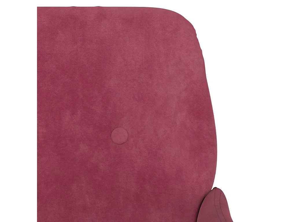 Fauteuil de salon-Fauteuil relax Rouge bordeaux 62x79x79 cm Velours SHL2188