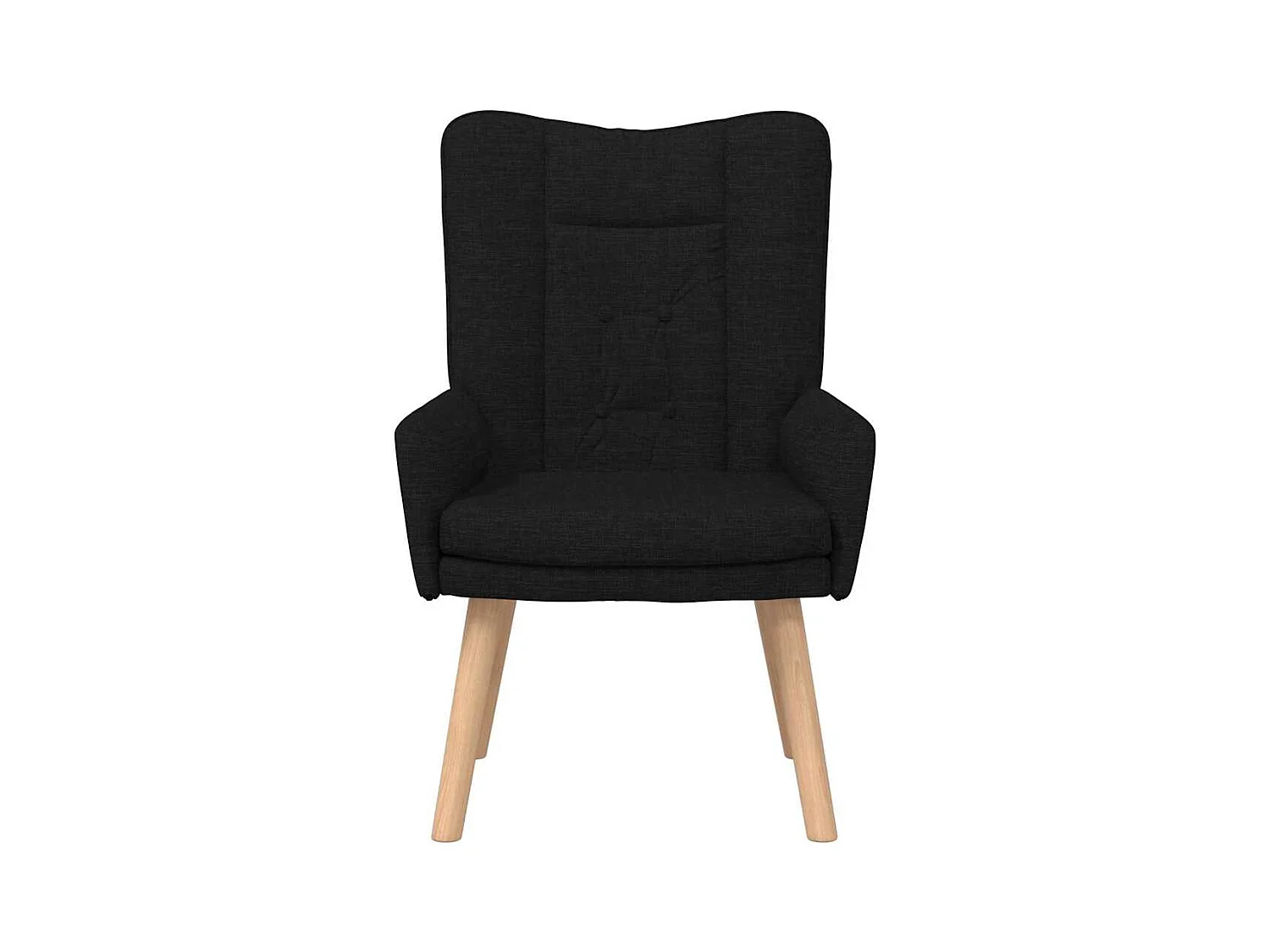 Sillón de relax | Silla Relax | Sillón de salón Negro 63x67x94 cm tela SHL7836