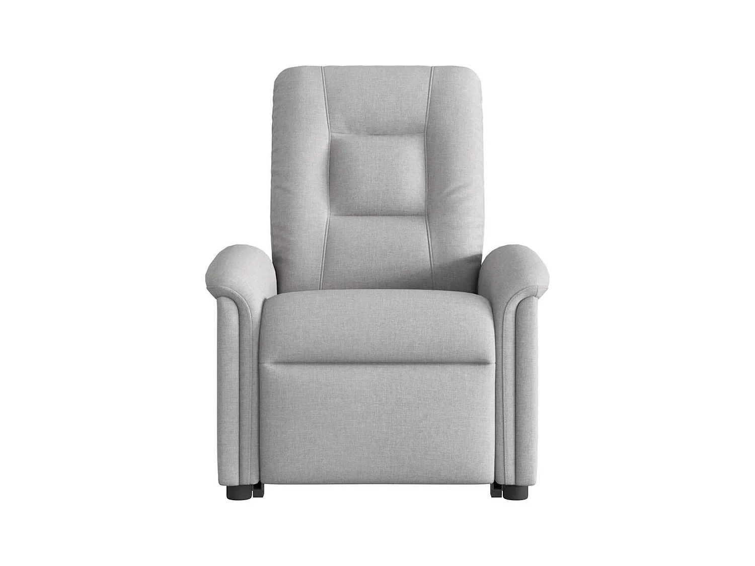 Fauteuil inclinable-Chaise de relax-Fauteuil de Massage gris nuage tissu SHL3750