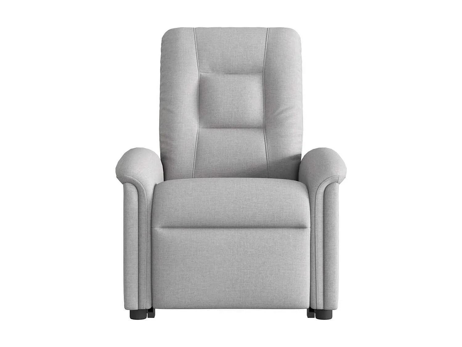 Fauteuil inclinable-Chaise de relax-Fauteuil de Massage gris nuage tissu SHL3750