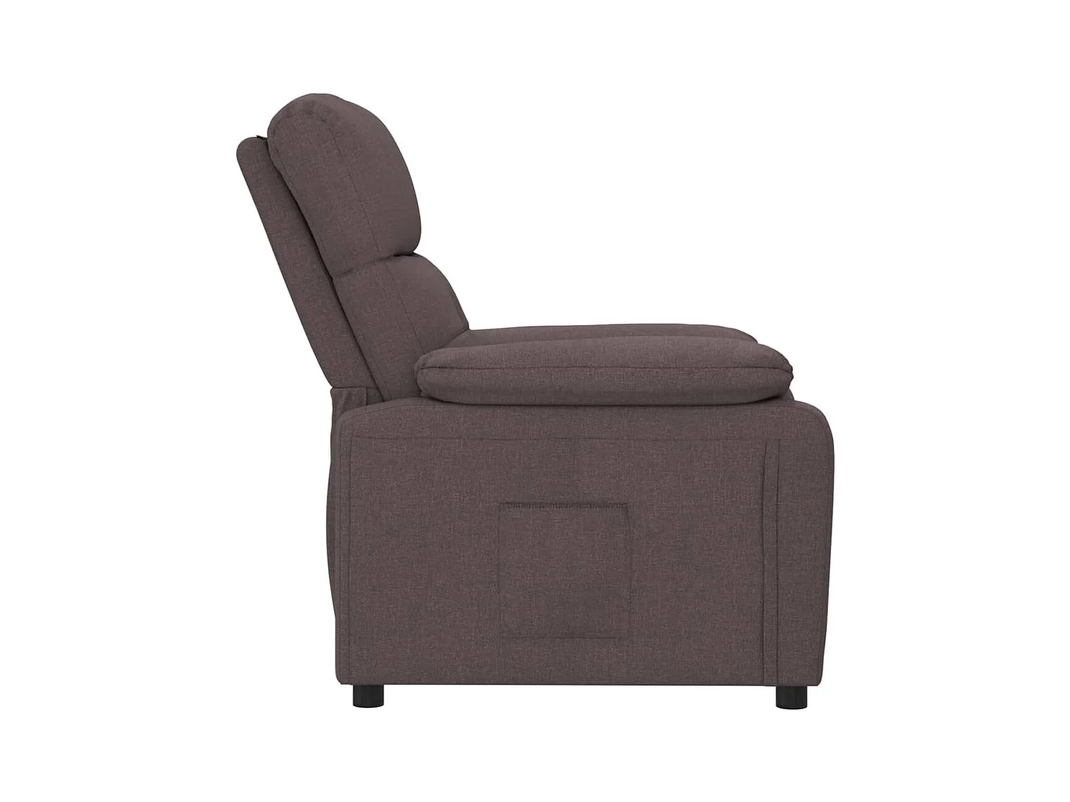 Sillón de relax | Silla | Sillón reclinable de tela marrón oscuro SHL6235