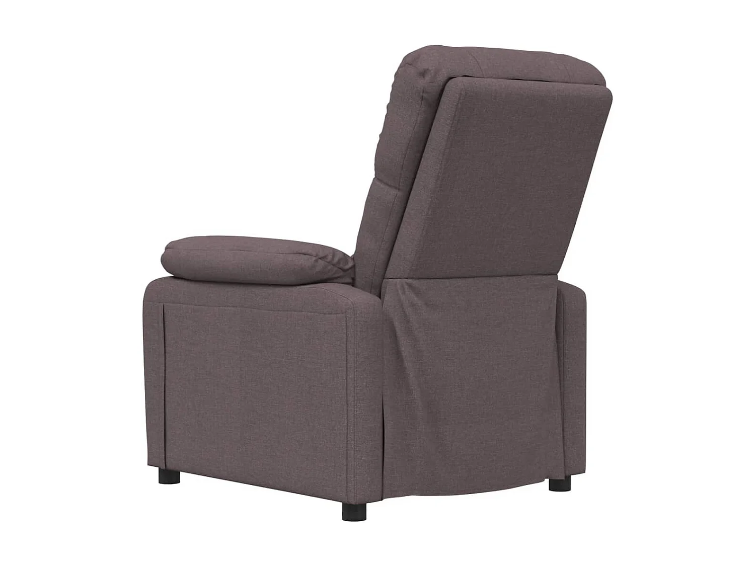 Sillón de relax | Silla | Sillón reclinable de tela marrón oscuro SHL6235