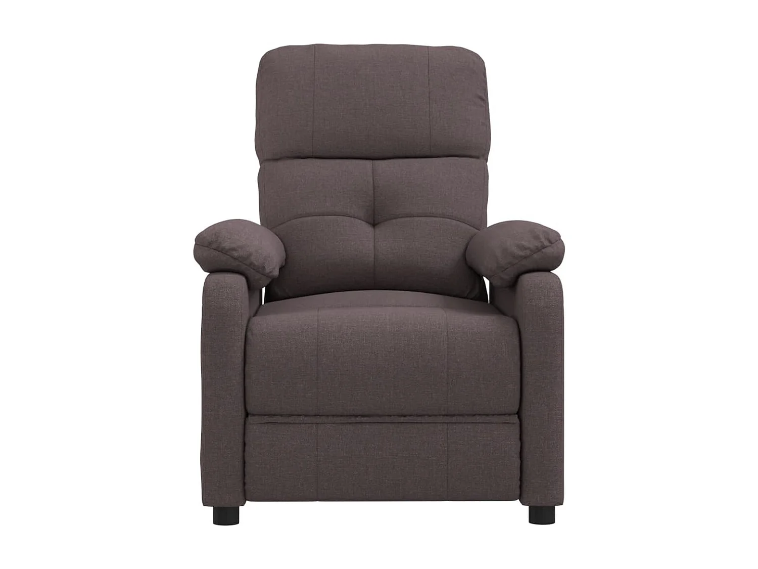 Sillón de relax | Silla | Sillón reclinable de tela marrón oscuro SHL6235