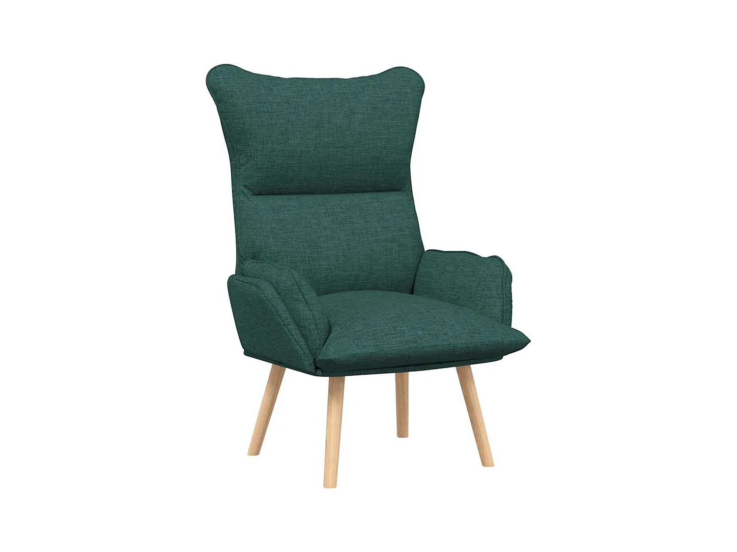 Fauteuil Salon-Chaise de relax Vert foncé 69x74x93 cm tissu SHL2849