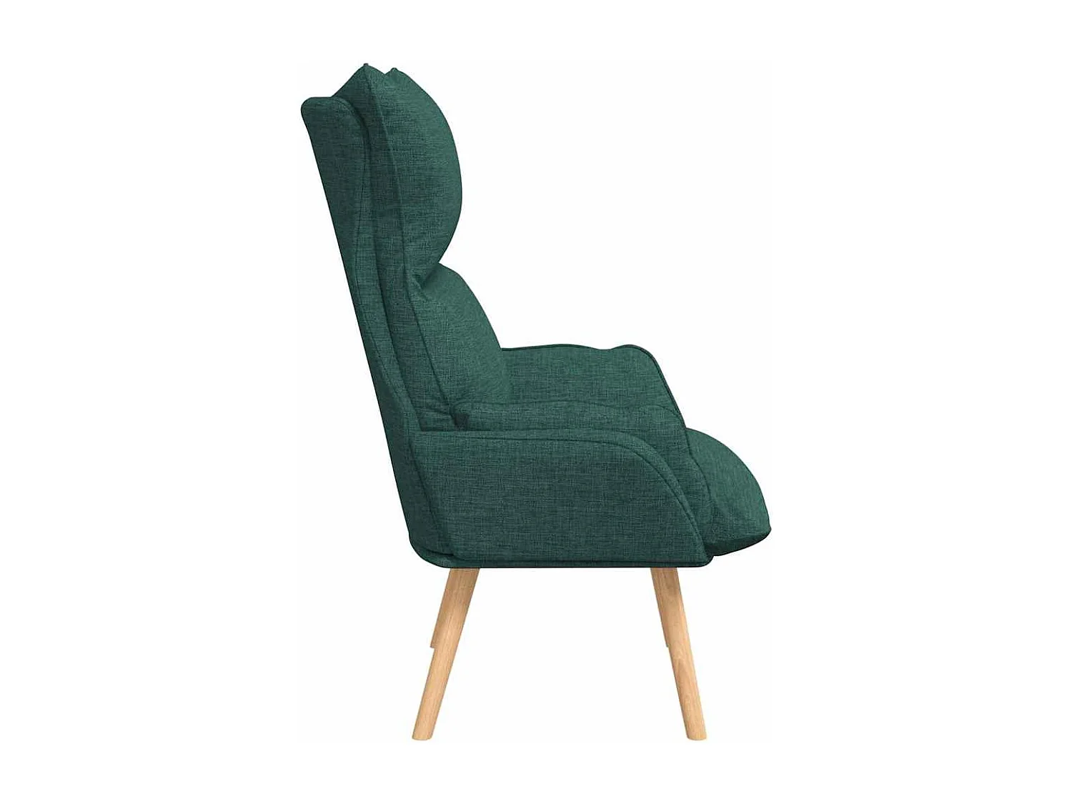 Fauteuil Salon-Chaise de relax Vert foncé 69x74x93 cm tissu SHL2849