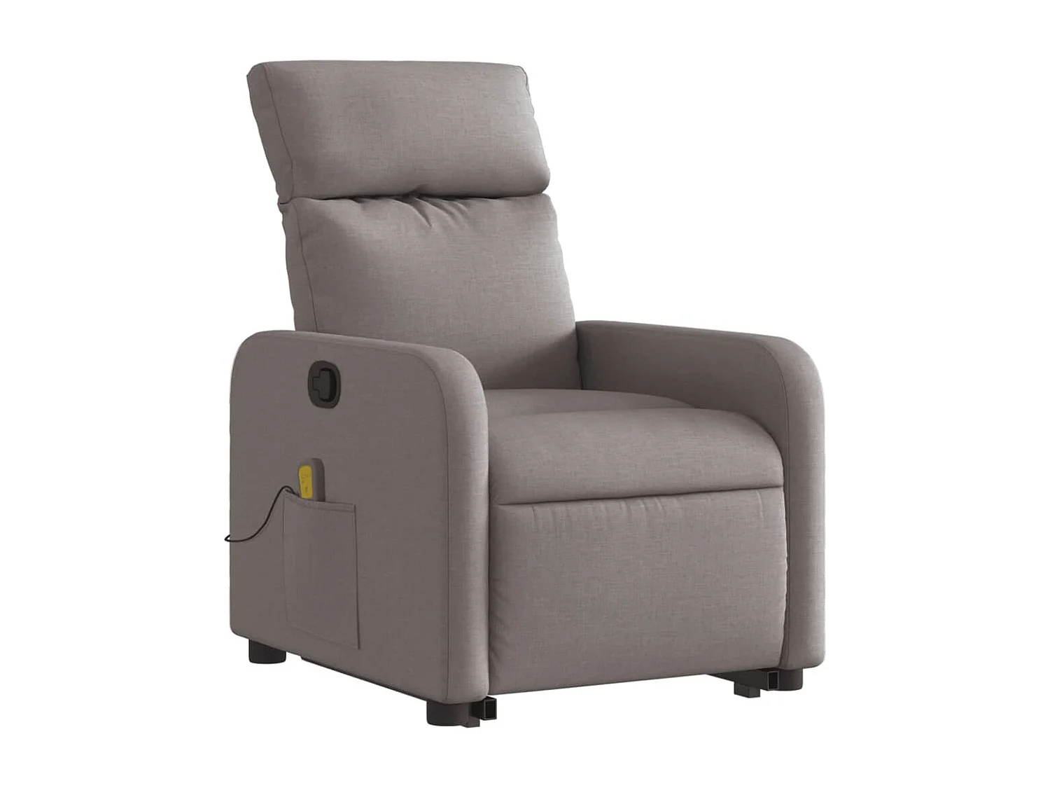 Fauteuil inclinable-Chaise de relax-Fauteuil de Massage Taupe Tissu SHL3986