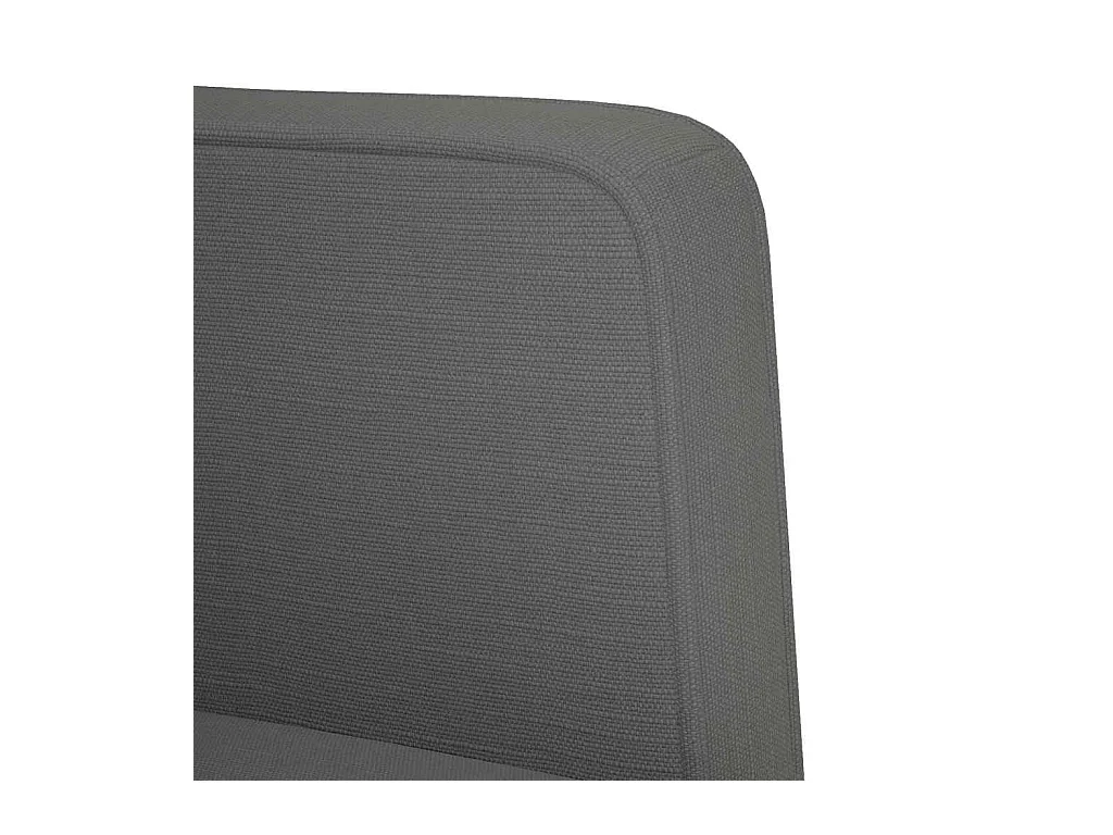 Sillón de relax con reposabrazos de tela gris oscuro 53 cm SHL5492