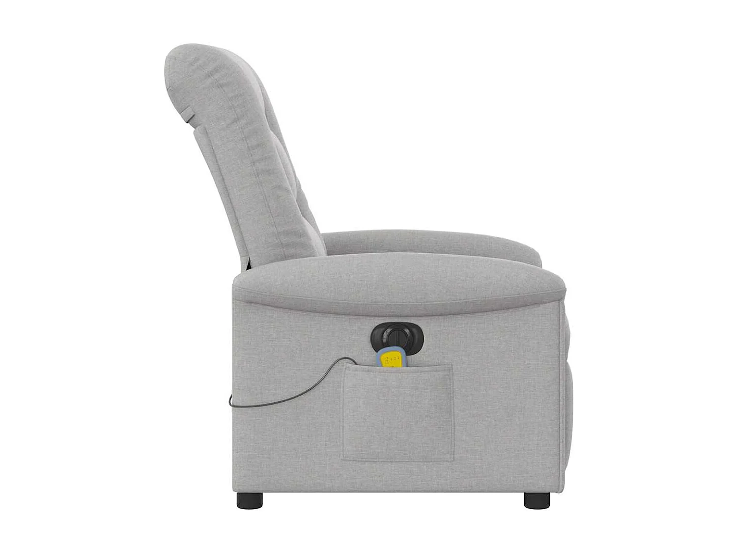 Fauteuil inclinable électrique-Fauteuil de massage de Salon gris nuage tissu SHL3123