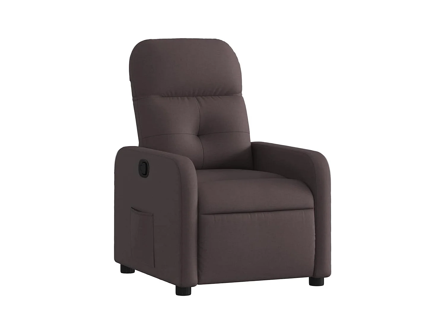 Sillón de relax | Silla | Sillón reclinable de tela marrón oscuro SHL4354